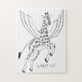Giraffe + pegasus = Giraffsus ジグソーパズル