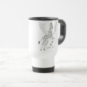 Giraffe + pegasus = Giraffsus トラベルマグ (正面右)