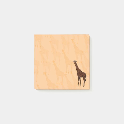 Giraffe Post it Notes ポストイット (正面)
