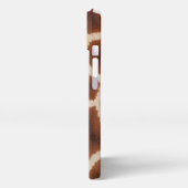 Giraffe Print Texture Phone Case – Safari Chic iPhoneケース (左側面)
