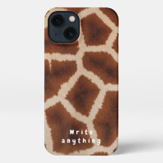 Giraffe Print Texture Phone Case – Safari Chic  iPhone 13ケース