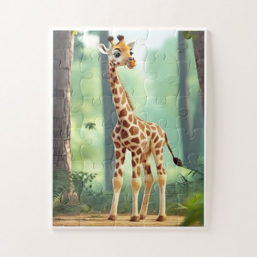 Giraffe Puzzle for Kids  ジグソーパズル (縦)