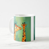 Giraffe Safari Coffee Mug コーヒーマグカップ (正面左)