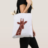 Giraffe shopping bag トートバッグ (クローズアップ)