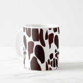 Giraffe Skin Pattern コーヒーマグカップ (正面左)