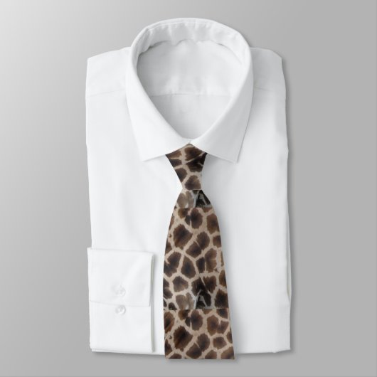 Giraffe Skin Pattern Neck Tie ネクタイ (タイ)