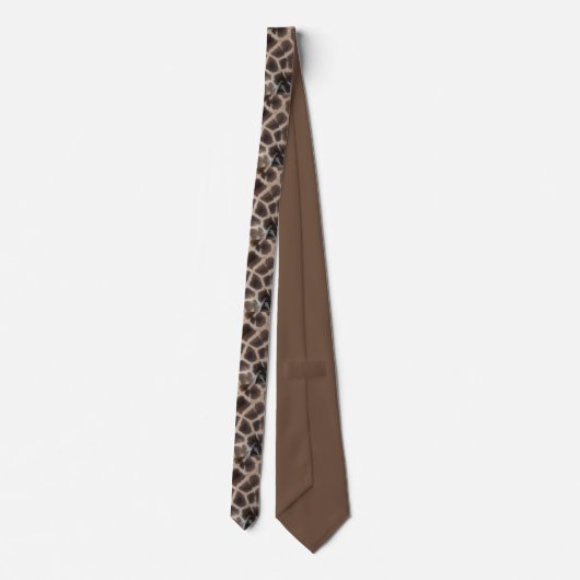 Giraffe Skin Pattern Neck Tie ネクタイ (裏面)