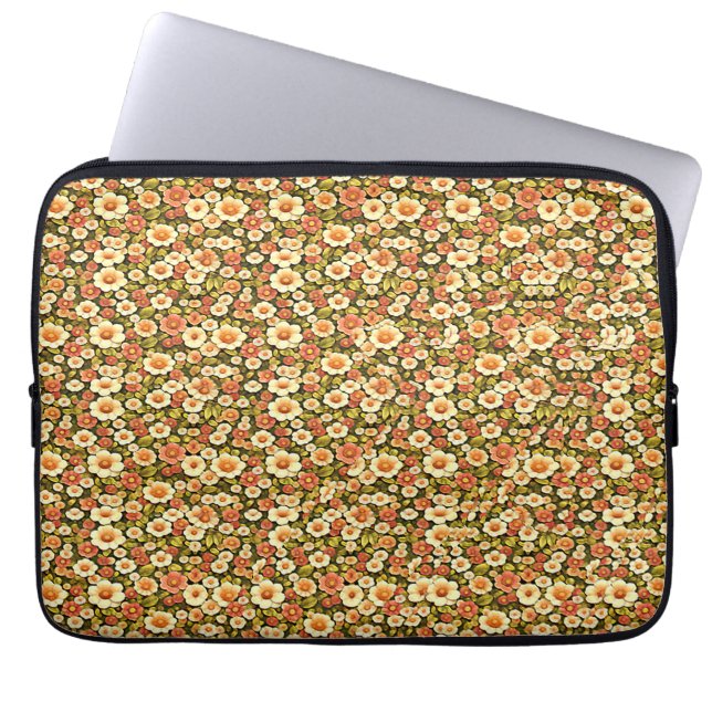 GIRAFFE STEREOGRAM Neoprene in 10, 13, 15 inches ラップトップスリーブ (正面)
