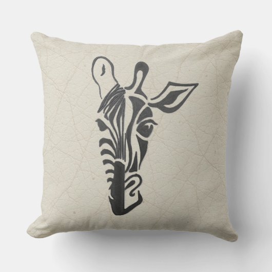 Giraffe – Stylish Throw Pillow クッション (正面)