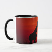 Giraffe Sunset Mug マグカップ (左)