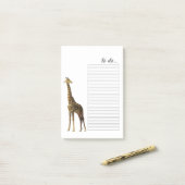 Giraffe To Do List Post-It® Notes ポストイット (デスク上)