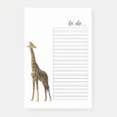 Giraffe To Do List Post-It® Notes ポストイット (正面)