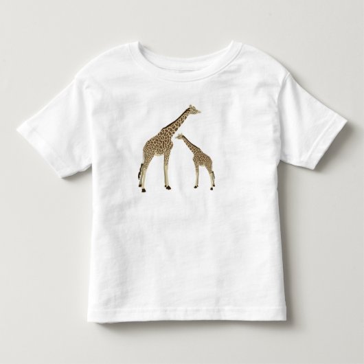 Giraffe Toddler T-Shirtママ トドラーTシャツ (正面)
