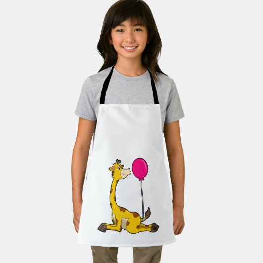 Giraffe with Balloon エプロン (インサイチュ)