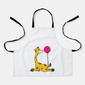 Giraffe with Balloon エプロン (正面)