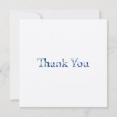 Giraffe with polka dot bow Thank you (裏面)