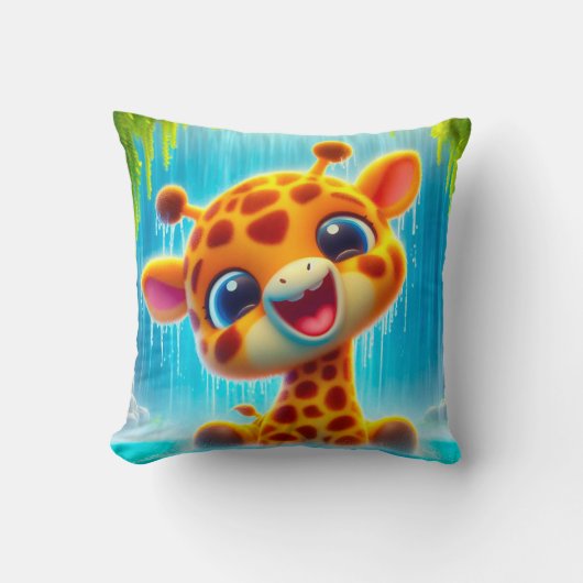 Giraffen Baby クッション (正面)