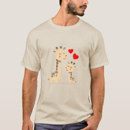 Giraffenfamilie Tシャツ