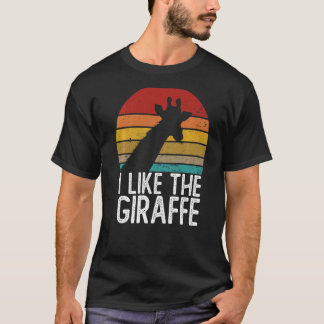 Giraffesシャツレトロヴィンテージ80s 70s Giが好き Tシャツ