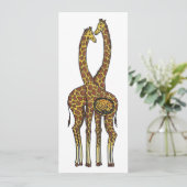 Giraffes – 妊娠中のキリン 案内状 (スタンド正面)