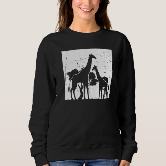 Giraffes African Giraffe Zoo Animal Giraffe   スウェットシャツ (正面)