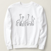 GIRAFFES SWEATSHIRT  スウェットシャツ (デザイン正面)