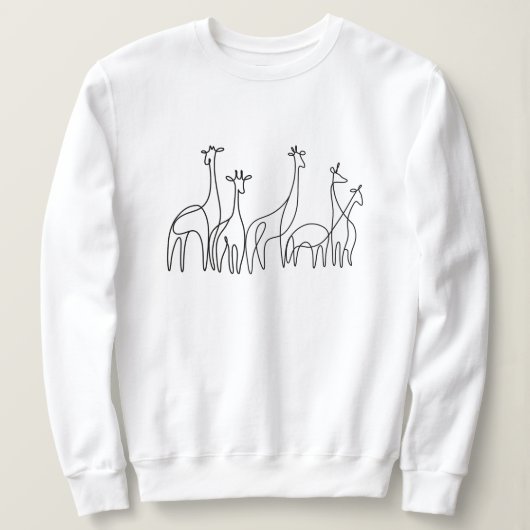 GIRAFFES SWEATSHIRT スウェットシャツ (デザイン正面)