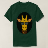 Girafffe with Sunglasses Tシャツ (デザイン正面)
