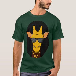 Girafffe with Sunglasses Tシャツ