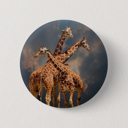 GIRAFFICのファンタジー 缶バッジ (正面)