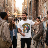Giraffiti Artist T-Shirt - Graffiti おもしろい Giraffe Tシャツ