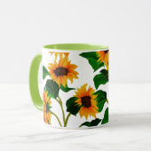 Girasoles en homenaje a la Virgen de la Caridad マグカップ (正面左)