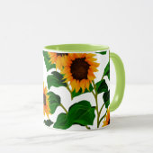 Girasoles en homenaje a la Virgen de la Caridad マグカップ (正面右)