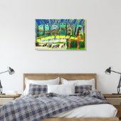 Girdwood, Alaska – ラージレターシーン キャンバスプリント (インサイチュ (寝室))