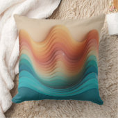 Giri Wave Relief 3D Batik Motif クッション (ブランケット)