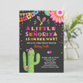 Girlフェスタのベビーシャワーの招待の花のSenorita 招待状 (スタンド正面)