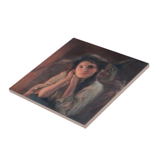 Girl and a Witch by Beatrice Offor タイル (側面)