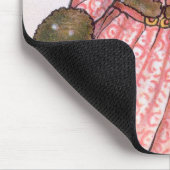 Girl and boy ice skating - Florence Hardy マウスパッド (コーナー)