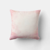 Girl and Bunny Love Throw Pillow クッション (裏面)