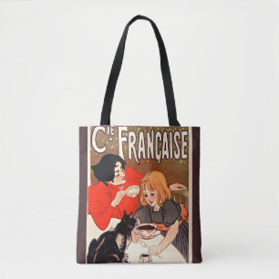 Girl and Cat, Vintage Poster, Alexandre Steinlen トートバッグ