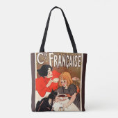 Girl and Cat, Vintage Poster, Alexandre Steinlen トートバッグ (裏面)