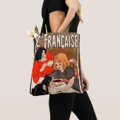 Girl and Cat, Vintage Poster, Alexandre Steinlen トートバッグ (クローズアップ)