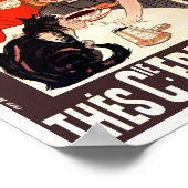 Girl and Cat, Vintage Poster, Alexandre Steinlen ポスター (角)