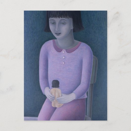 Girl and Doll 2003 ポストカード (正面)