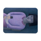 Girl and Doll 2003 マグネット (横)
