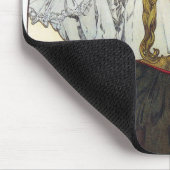 Girl and Geranium, Mucha マウスパッド (コーナー)