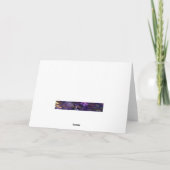 Girl and Horse Christmas Card シーズンカード (裏面)