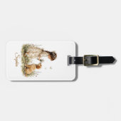 Girl and Puppy ラゲッジタグ (正面横)