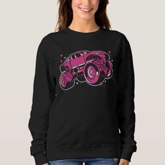 Girl Awesome Monster Truck スウェットシャツ (正面)