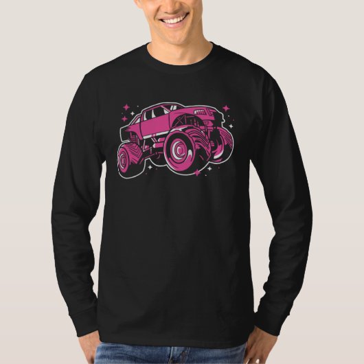 Girl Awesome Monster Truck Tシャツ (正面)